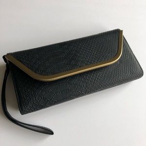 Black Wristlet Clutch bag